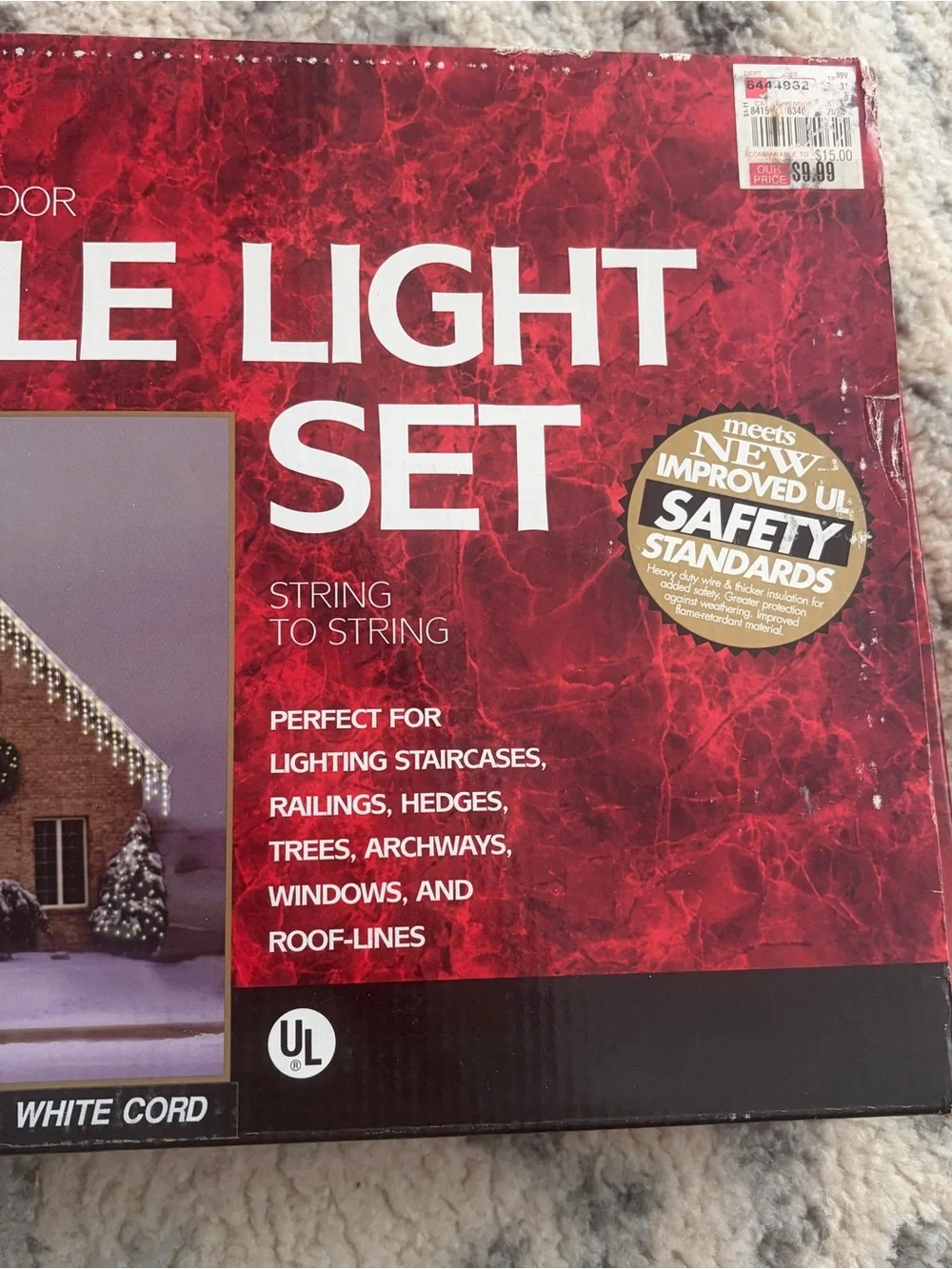 Vintage Lot 2 Wonderland Tradition Indoor Outdoor 400 Icicle Lights Christmas